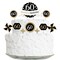 Big Dot of Happiness Adult 60th Birthday - Gold - Birthday Party Cake Decorating Kit - Happy Birthday Cake Topper Set - 11 Pieces